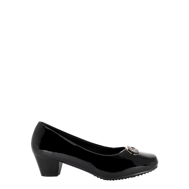 ALQUIMIA - Zapato Mujer Negro Charol Ibon Alquimia