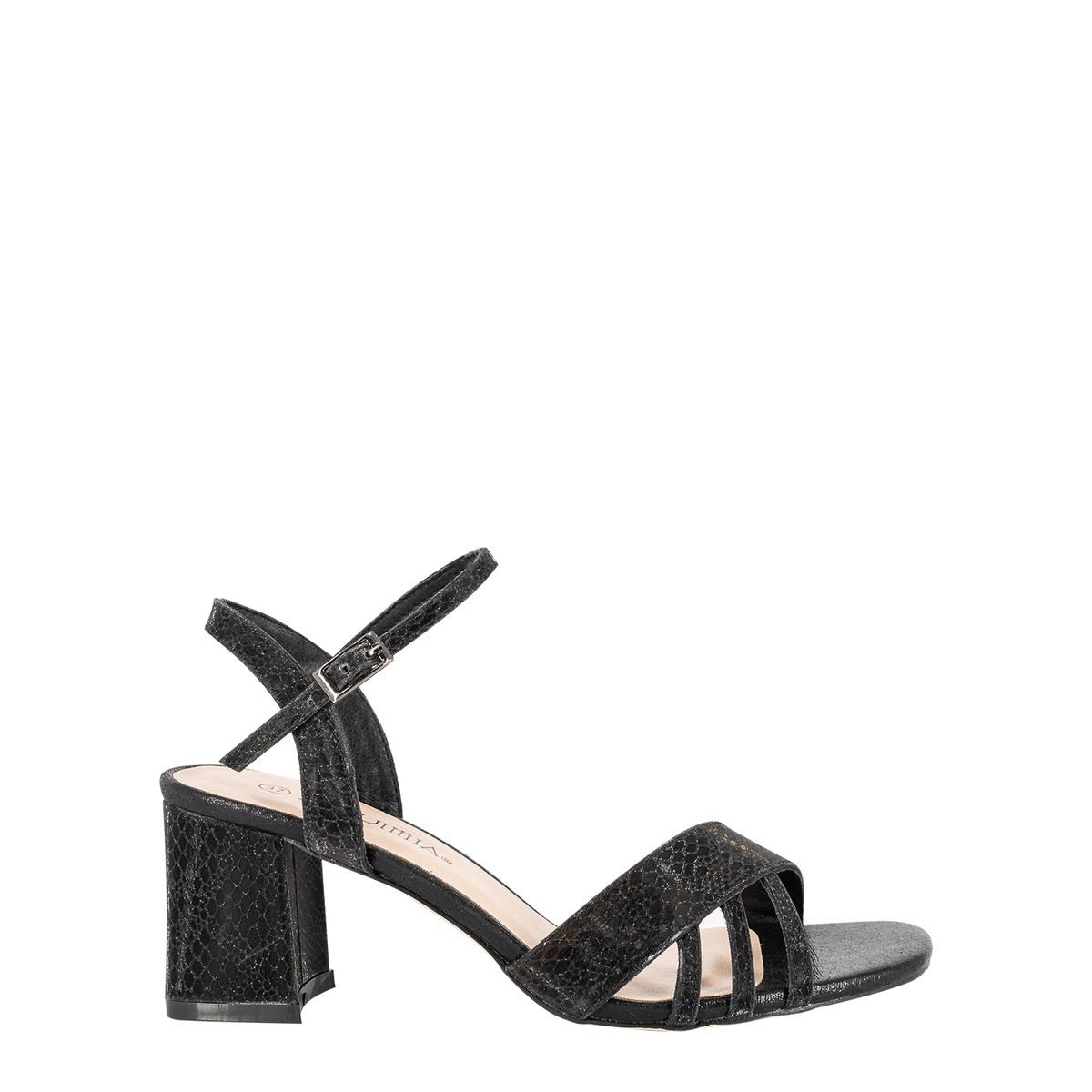 ALQUIMIA - Sandalia Mujer Negro Heid Alquimia