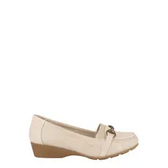 ALQUIMIA - Mocasin Mujer Beige Loster