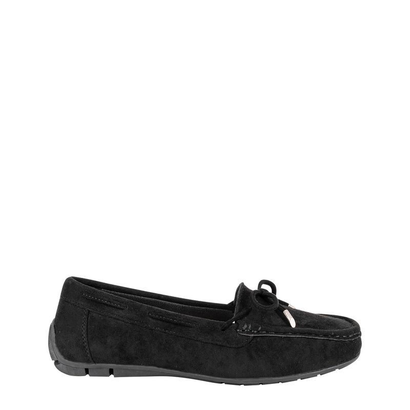 ALQUIMIA - Mocasin Mujer Negro Maubic Alquimia