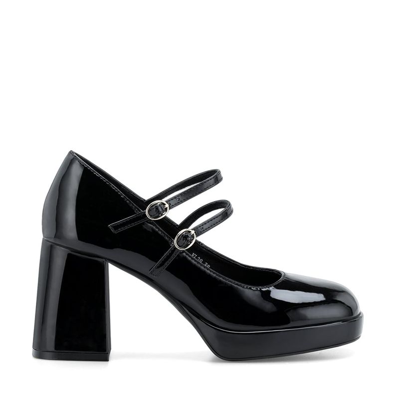 WEIDE - Zapato Taco Negro Casual YL39 Weide