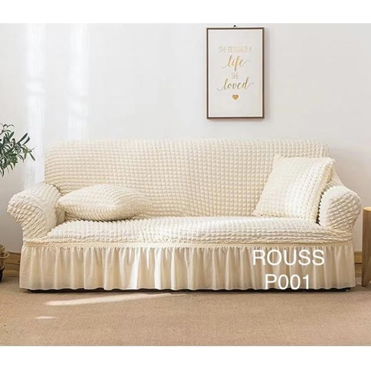 ANGELES DEL HOGAR - Fundas Para Sofa Cubresillones Turcos 1 cuerpo