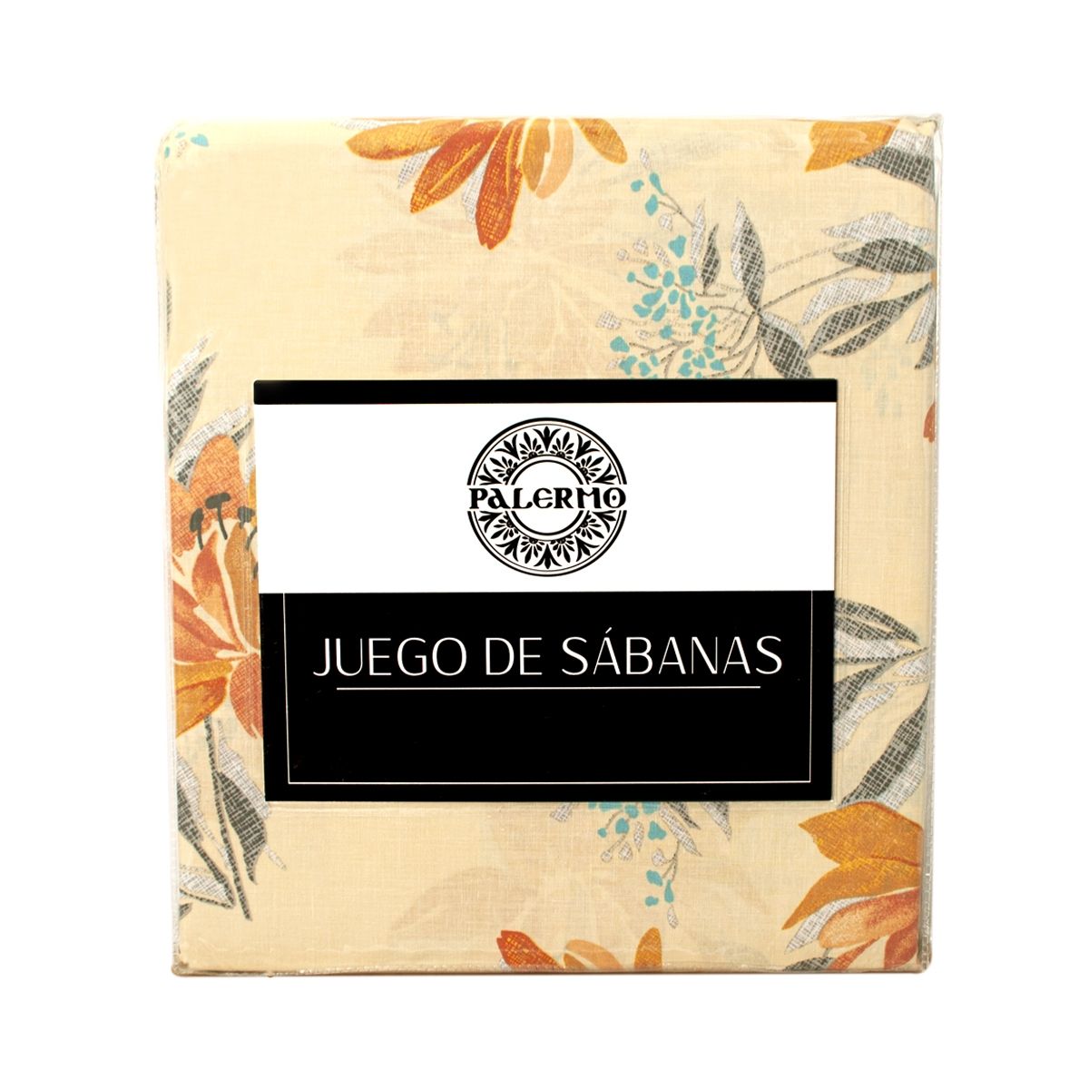 PALERMO - SET SABANA 144 HILOS  LILIUM BRONCE 1 PLAZA