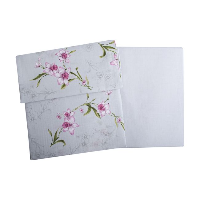 PALERMO - SET SABANA 144 HILOS NARCISO GRIS 1 PLAZA