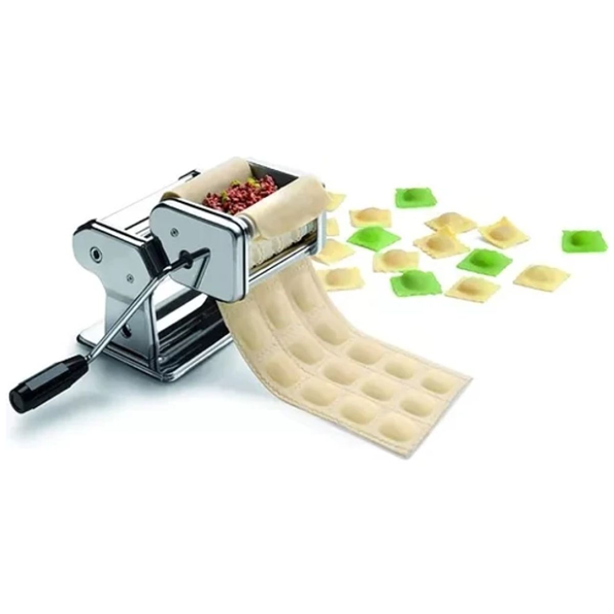 GENERICO - Maquina Para Hacer Raviolis Y Estirar Masas Acero Inoxidable