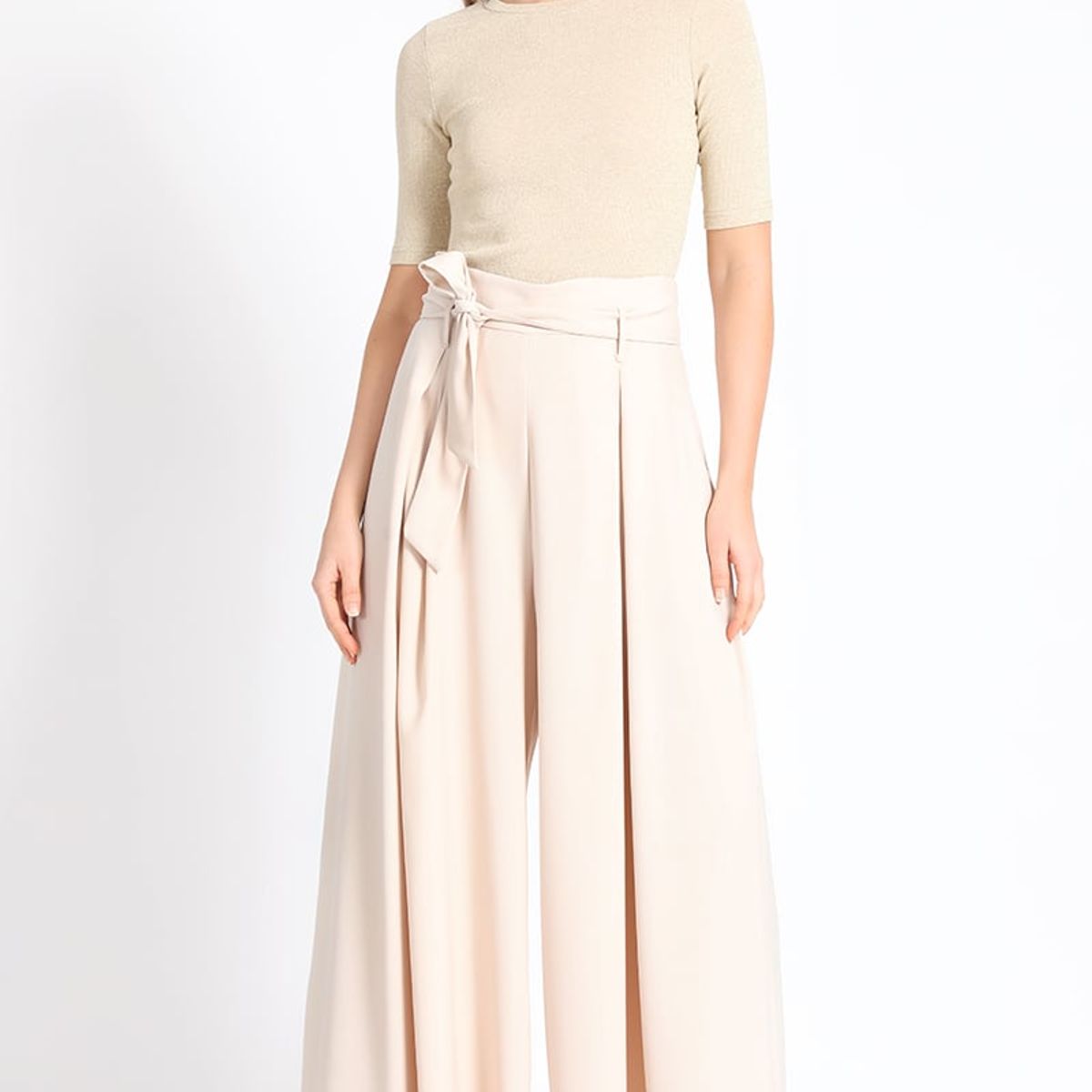 LIOLA - Polera Lurex Crudo Liola