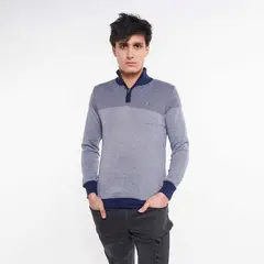 GANGSTER - Chaleco Delgado Quejigo Azul