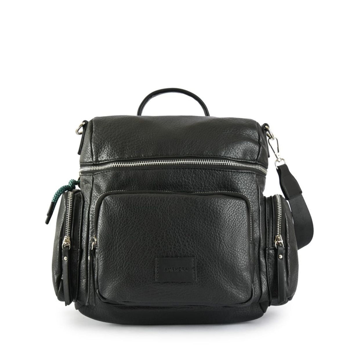 AMPHORA - Mochila Mediana Polinne Negro