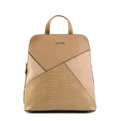 AMPHORA - Mochila mediana corinne taupe