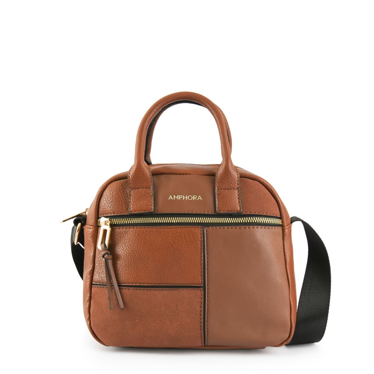 AMPHORA - Cartera Bandolera Mediana Cucuta Café