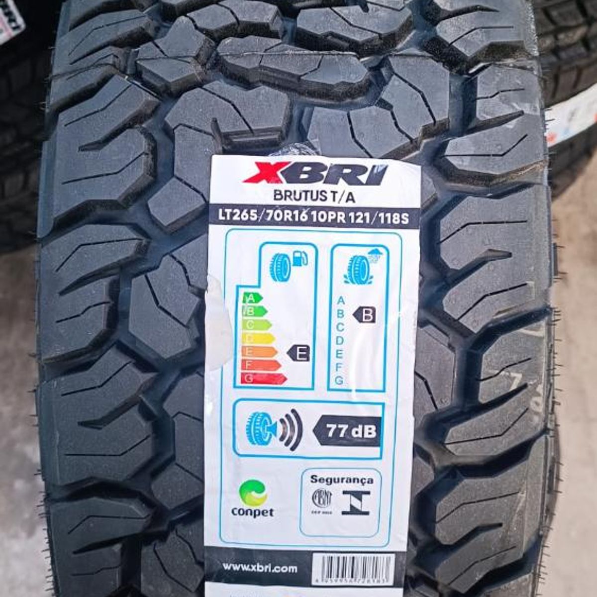 GENERICO - Neumatico 265/70 R16 Xbri  Brutus 10 Pr 121/118s T/a