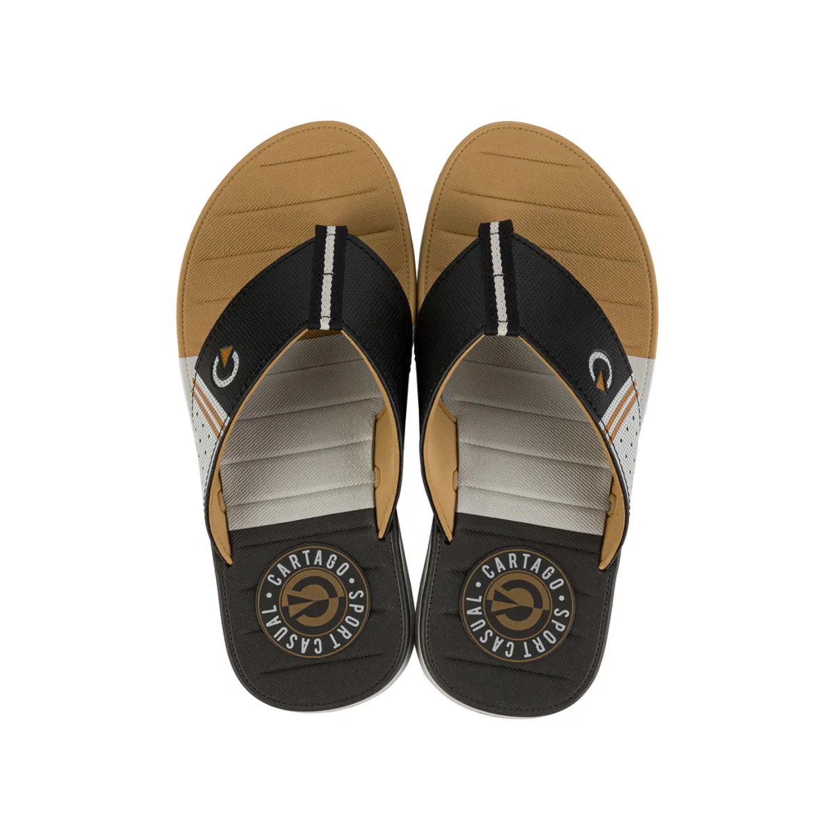 CARTAGO - Sandalia Hombre Marrón Sevilha V  Cartago