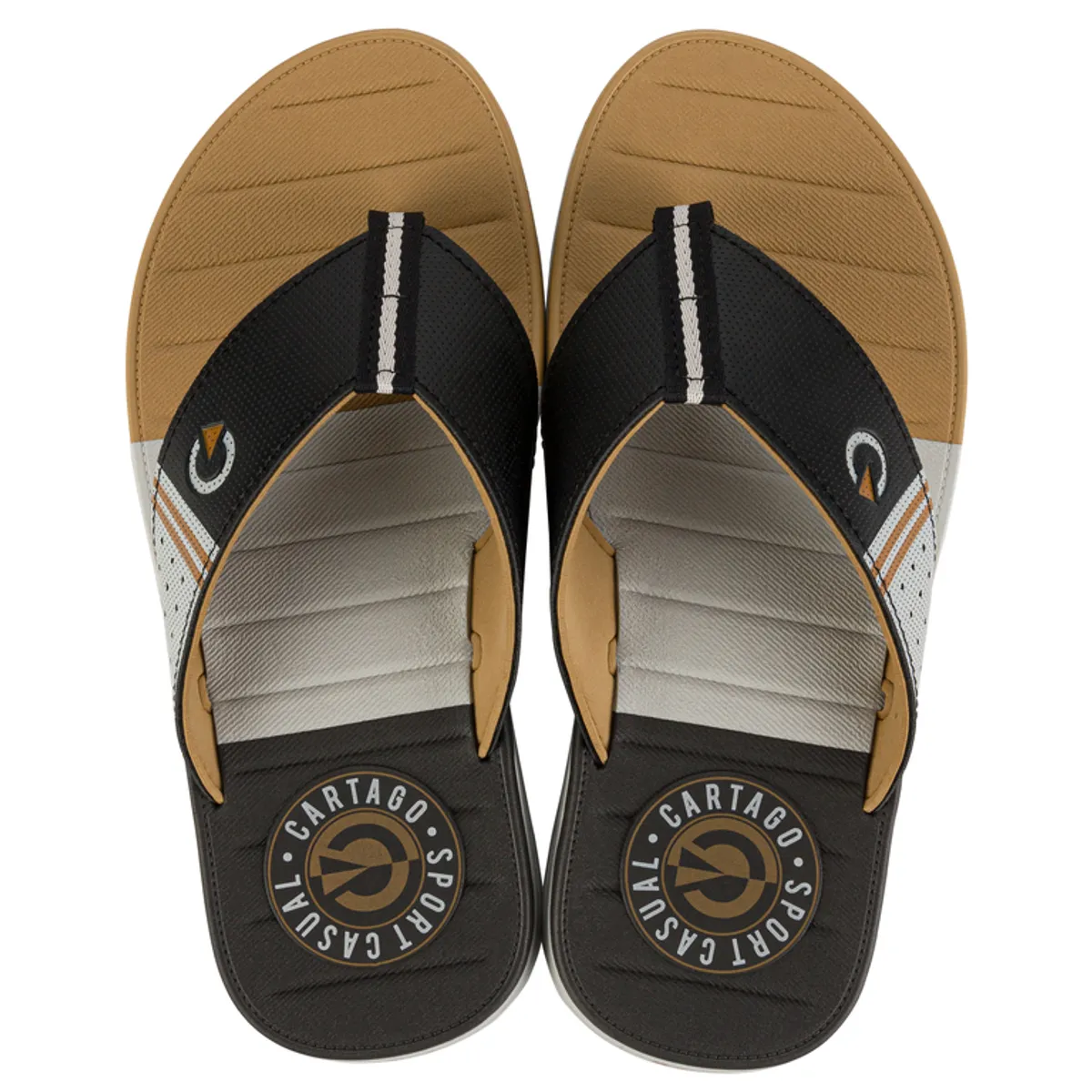 CARTAGO - Sandalia Hombre Marrón Sevilha V  Cartago