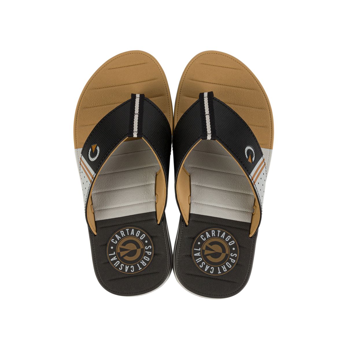 CARTAGO - Sandalia Hombre Marrón Sevilha V  Cartago