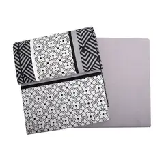 PALERMO - SET SABANA 144 HILOS PARMA NEGRO 1.5 PLAZAS