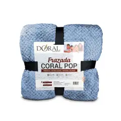 GENERICO - Frazada Coral Pop Doral 2 plazas