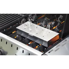 OUTSET - Caja Ahumadora de Acero Inoxidable para Parrilla y Ahumado Premium