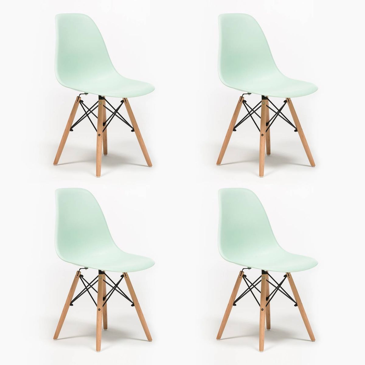 CORI CORI - Pack 4 Sillas Eames Menta