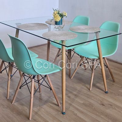Imagen 2 del producto Pack 4 Sillas Eames Menta