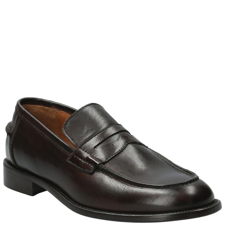 Mocasín Hombre Fornaci Café Oscuro