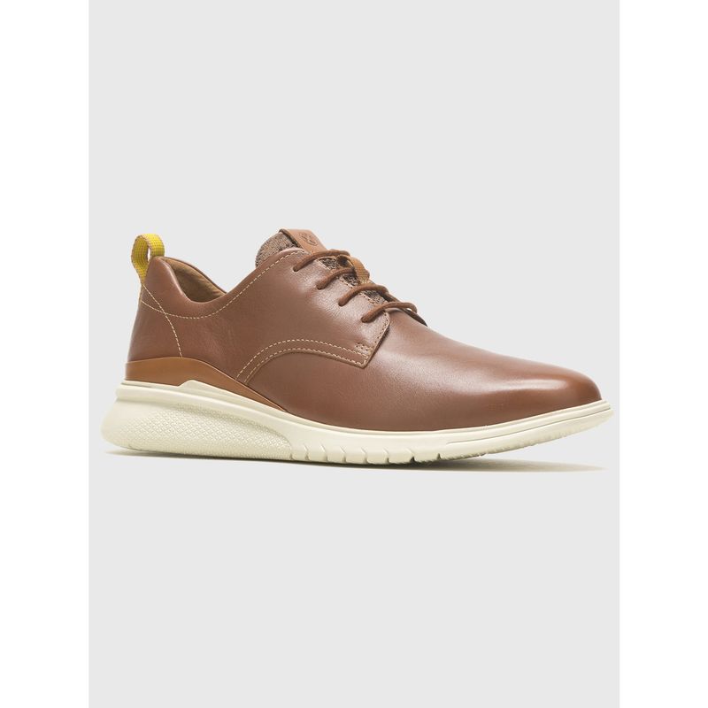HUSH PUPPIES - Zapatilla Cuero Hombre Advancd Laceup Café Claro HUSH PUPPIES