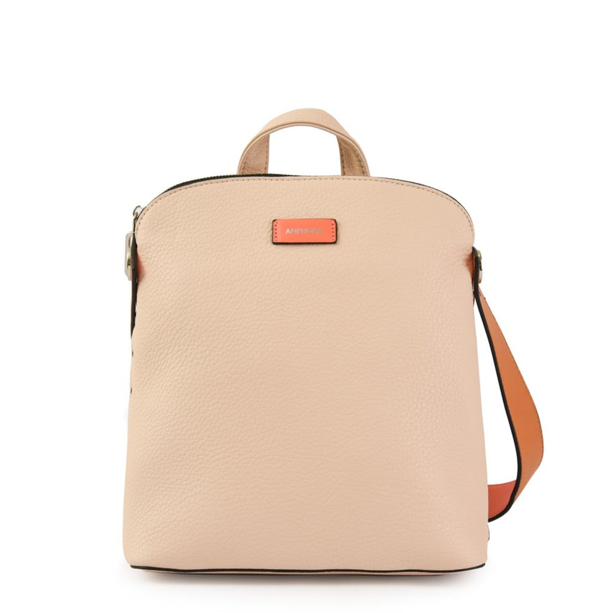 AMPHORA - Mochila pequeña brenda beige