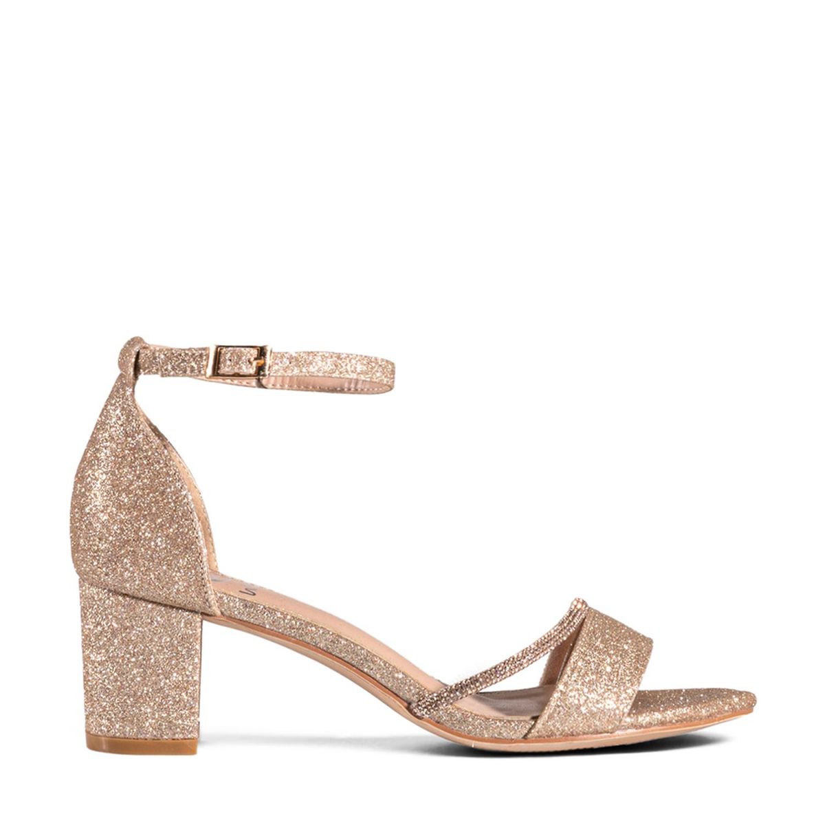 WEIDE - Sandalia Taco Fiesta Champan Mujer Weide YOU132