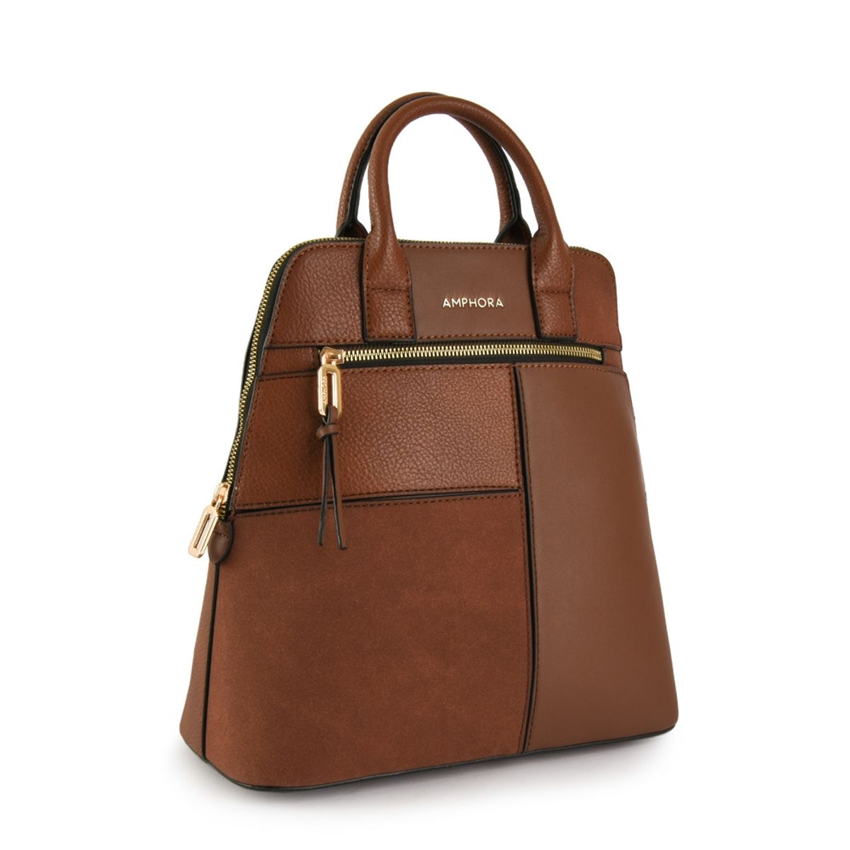AMPHORA - Cucuta mochila mediana café