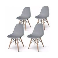 Pack 4 Sillas Eames Gris