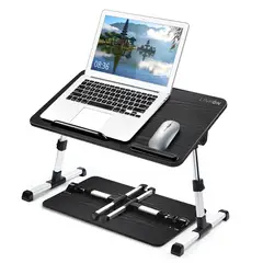 LINKON - Mesa Plegable Soporte para Notebook Macbook Multiuso Madera