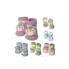 GENERICO - PACK 2 Calcetines De Bebe Estimulación Temprana 0 A 12 Meses