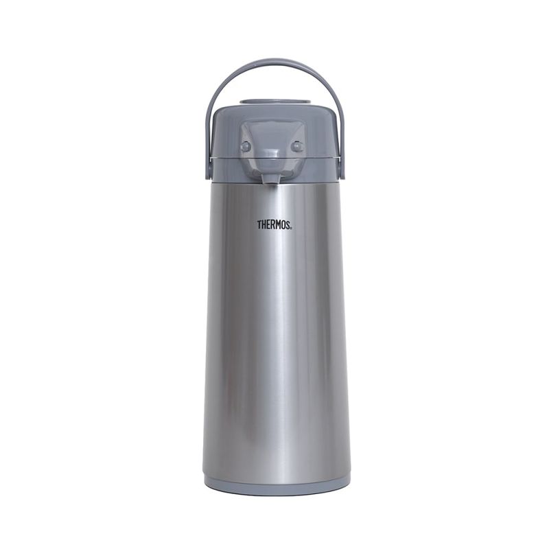 THERMOS - Termo Sifón Thermos Vidrio 2.5 Litros Push Style Gris