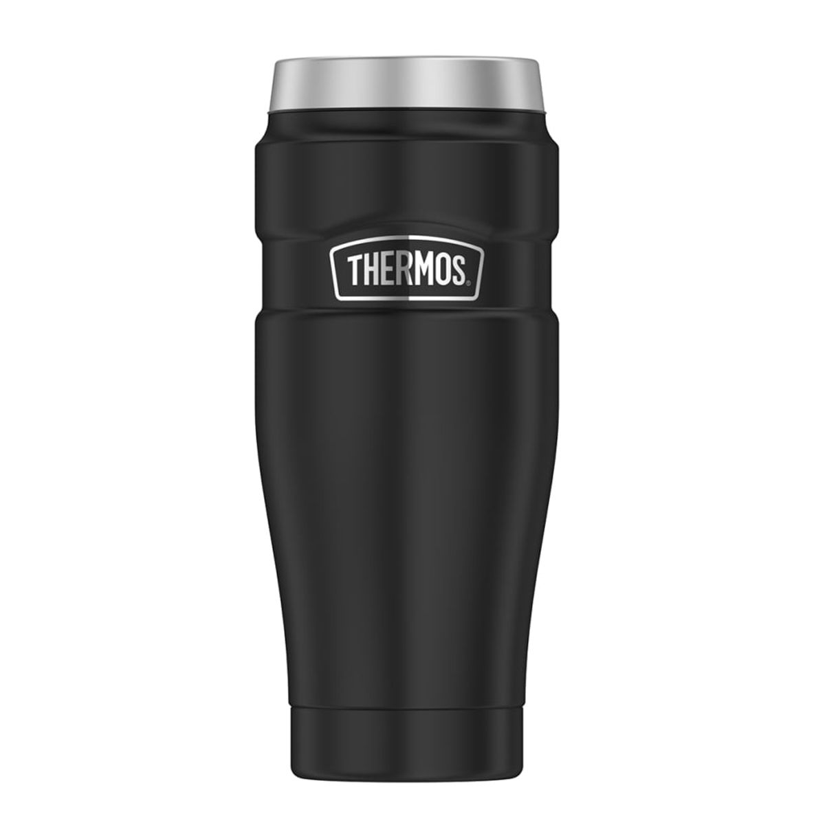 THERMOS - Termo Mug Thermos King 470ml Acero Inoxidable Negro