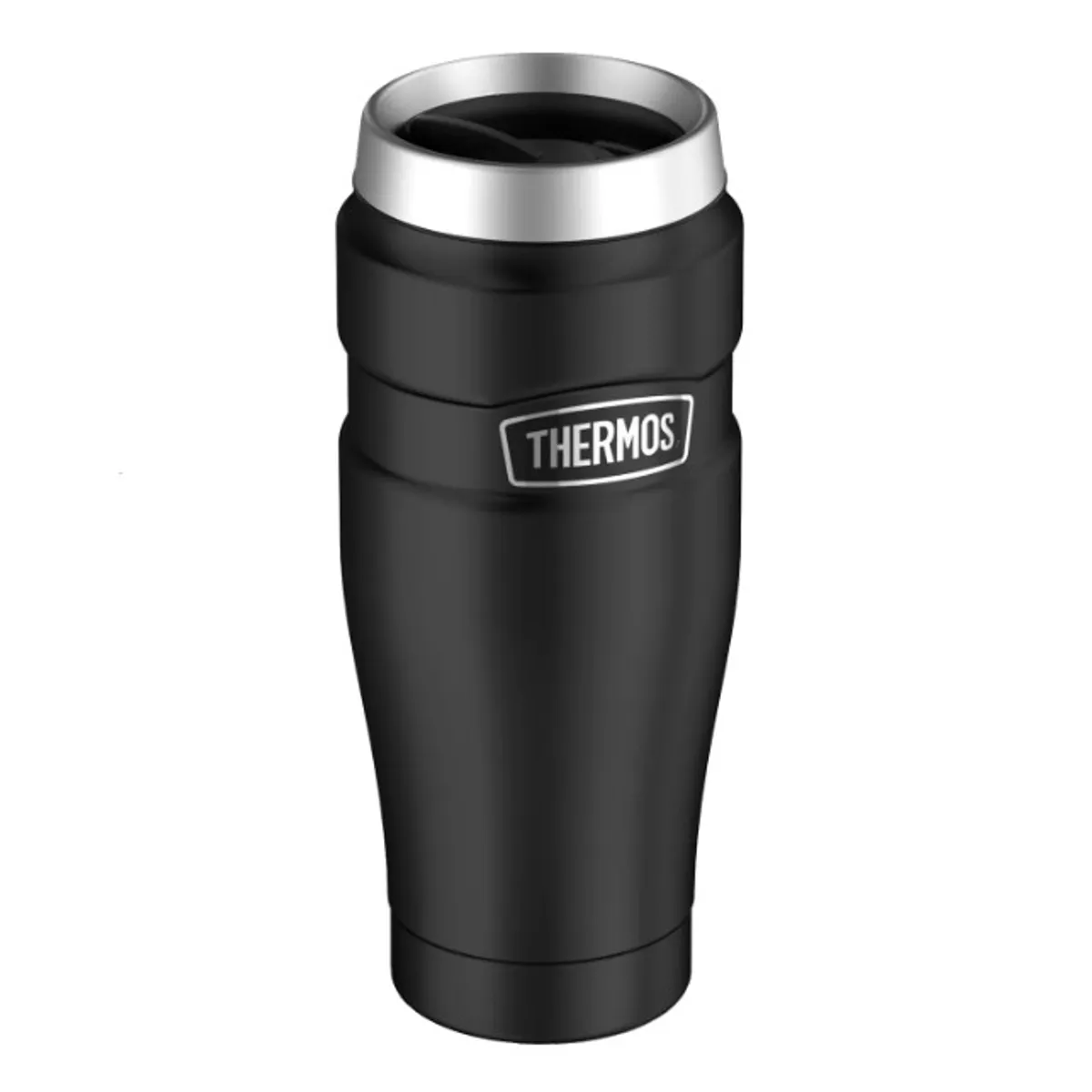 THERMOS - Termo Mug Thermos King 470ml Acero Inoxidable Negro