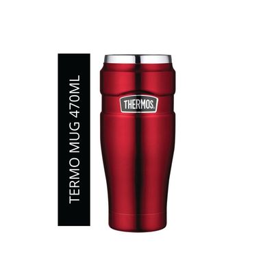 Imagen 2 del producto Termo Mug King 470ml Acero Inoxidable Rojo