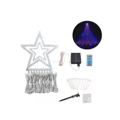 GENERICO - Cascada Solar Decoración Navideña Multicolor