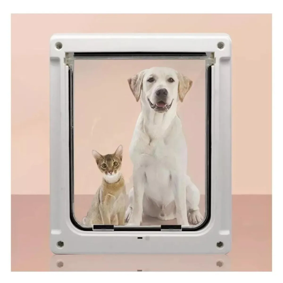 GENERICO - Puerta Xxl Para Gato Perro Mascota,  interno 37 x 29 Cm