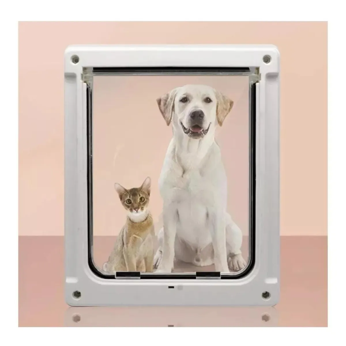 GENERICO - Puerta Xxl Para Gato Perro Mascota,  interno 37 x 29 Cm