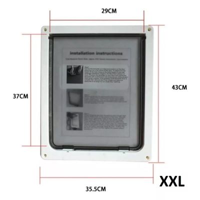 Imagen 2 del producto Puerta Xxl Para Gato Perro Mascota, interno 37 x 29 Cm