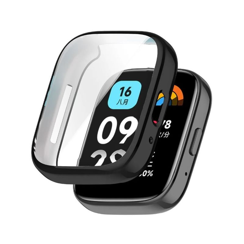 GENERICO - Carcasa Protector Para Xiaomi Redmi Watch 3 Active Negro