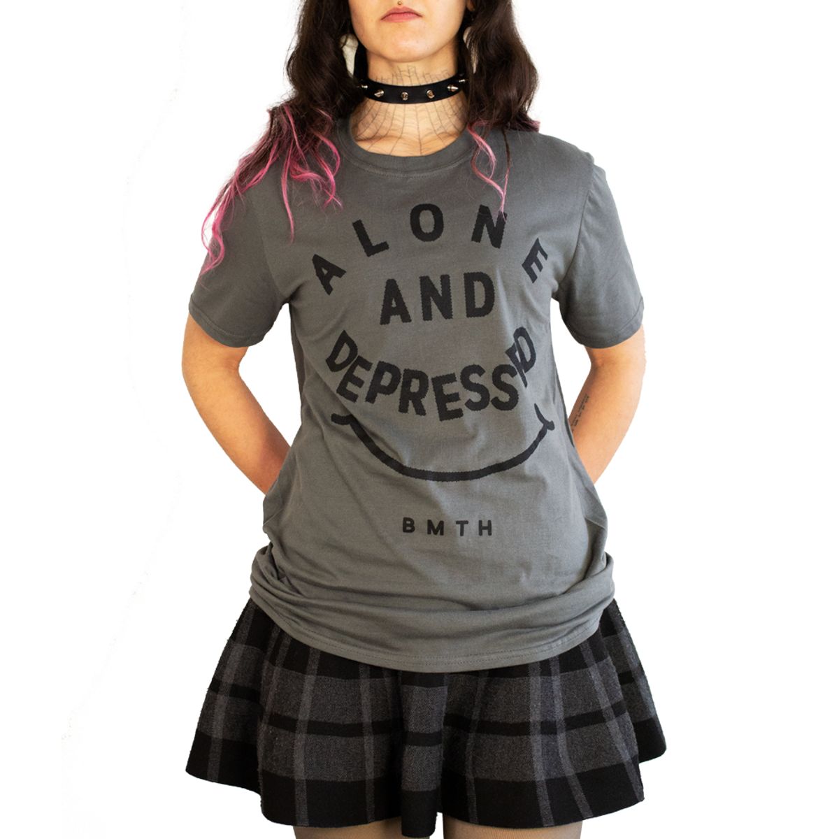 ROCK OFF OFFICIALLY LICENSED PRODUCTS - Polera original de Bring Me The Horizon diseño Alone  Depressed