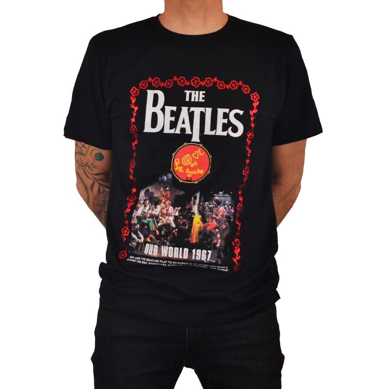 ROCK OFF OFFICIALLY LICENSED PRODUCTS - Polera original de The Beatles diseño Our World