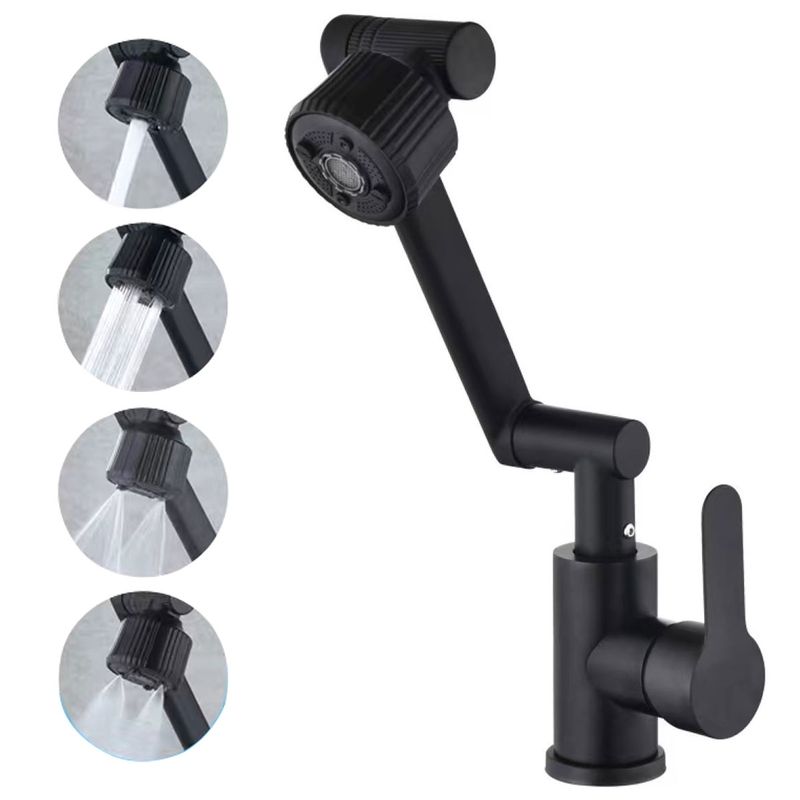 EVERSO - Grifo Monomando Lavamanos Giratorio 1080° Con 4 Modos De Agua