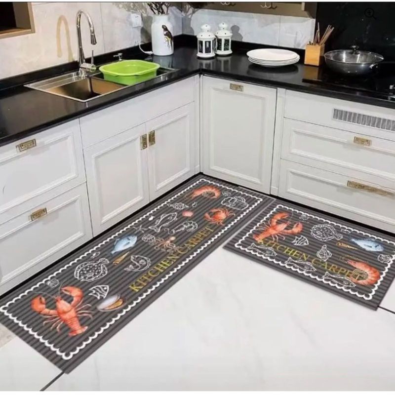 GENERICO - Alfombra De Cocina 2un Diseño Kitchen