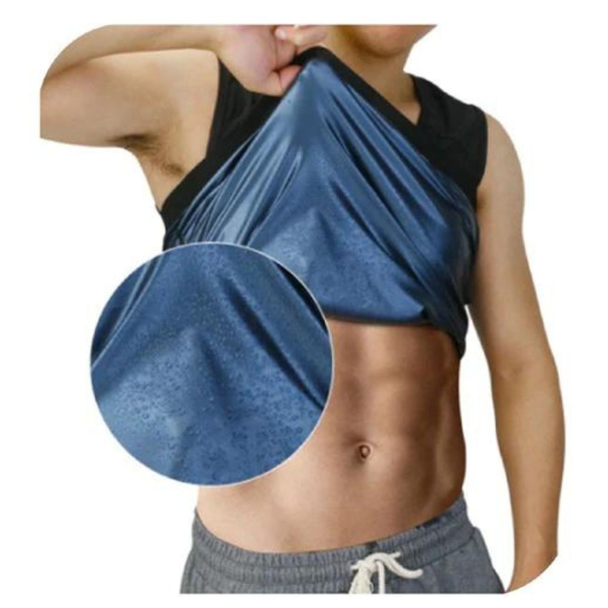 GENERICO - POLERA SAUNA FITNESS CABALLERO USO DIARIO AN06