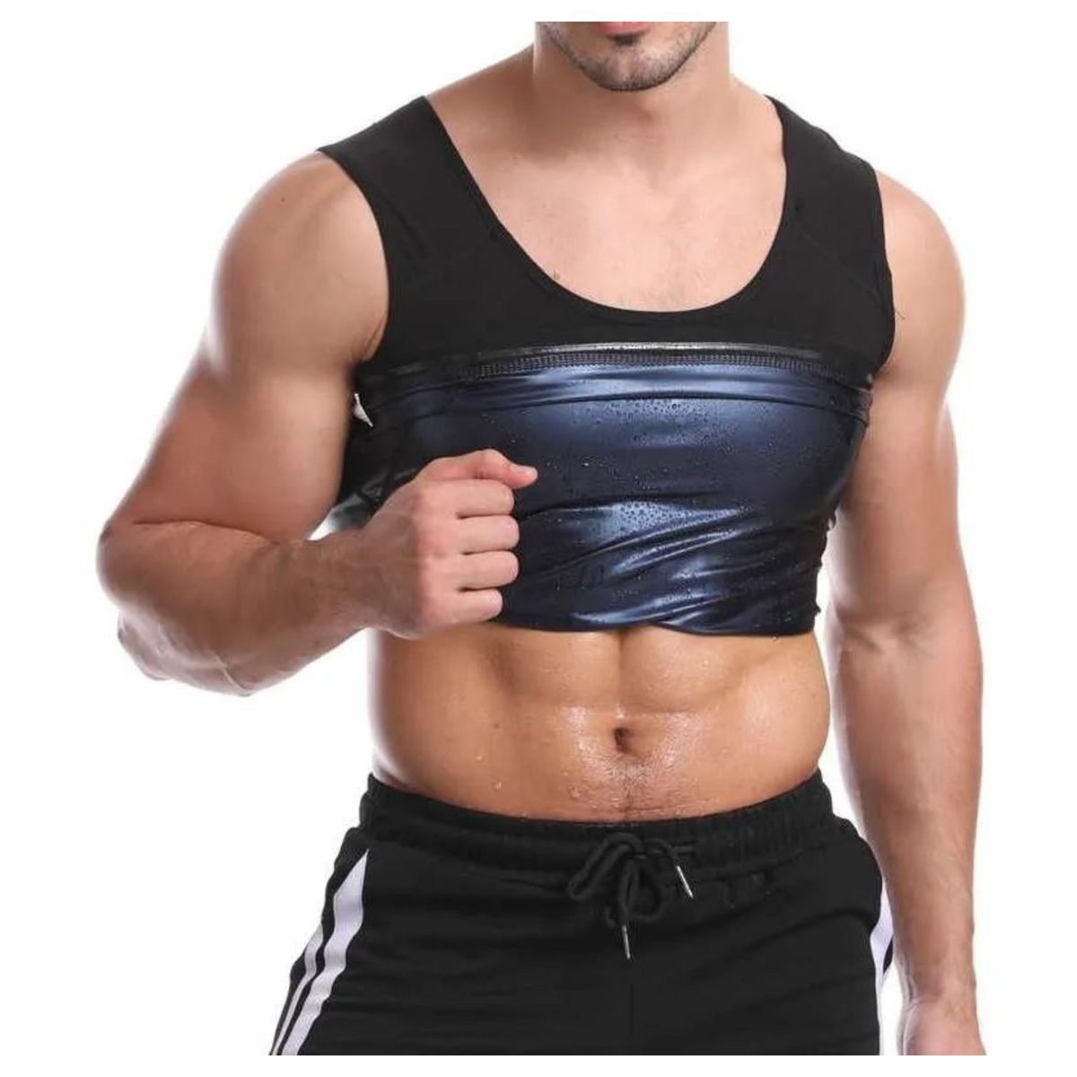 GENERICO - POLERA SAUNA FITNESS CABALLERO USO DIARIO AN06
