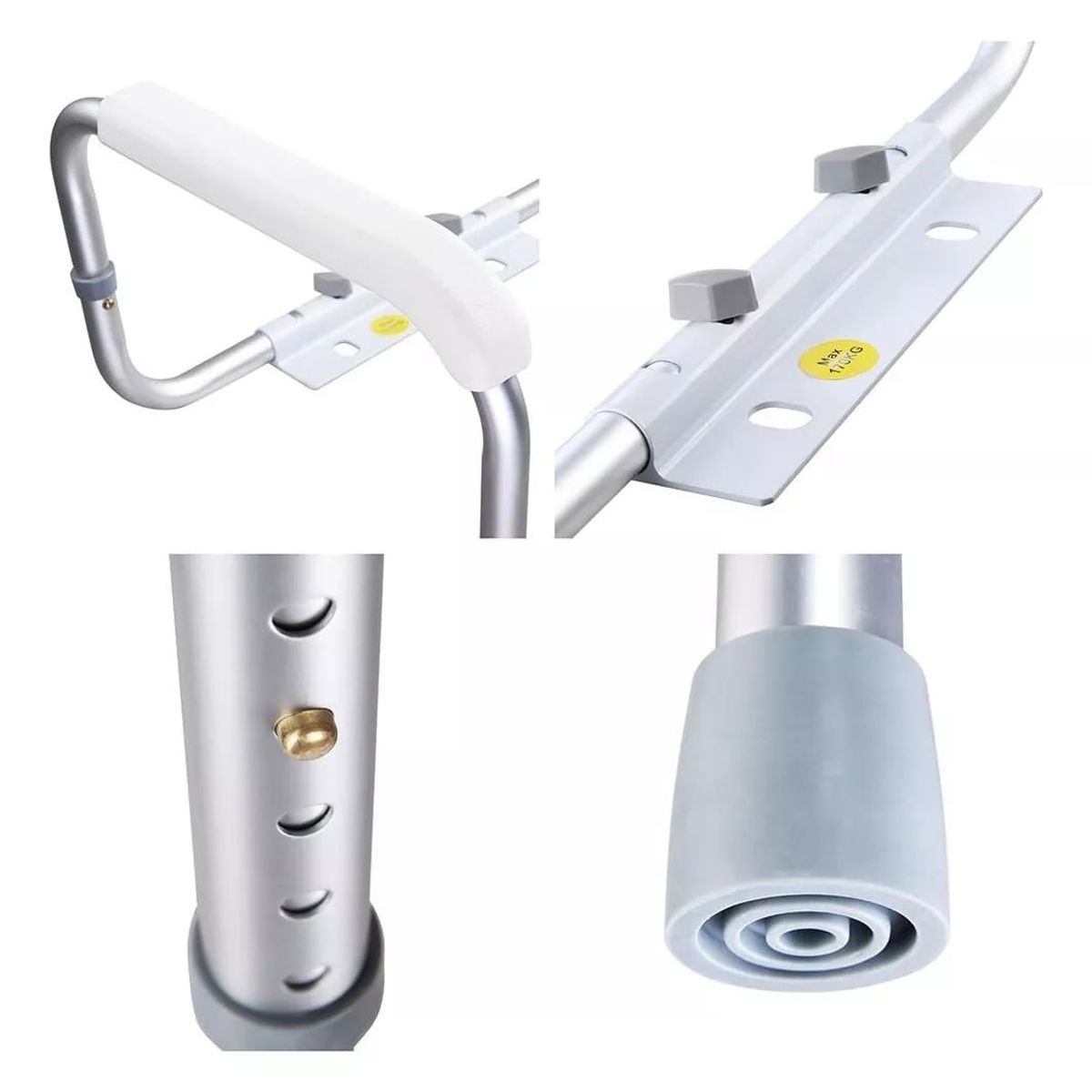 KUANGYE - Barra Apoyo Marco Seguridad Para Inodoro Baño