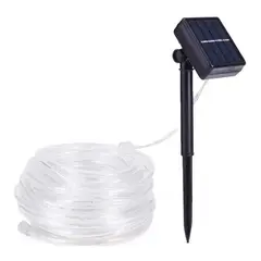 VATYERTY - Guirnalda de luces LED solares para exteriores 7M 50LED Multi