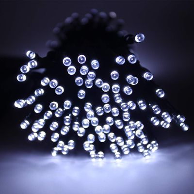 Imagen 2 del producto Guirnalda de luces solares para jardín impermeable 5M 20LED Blanco