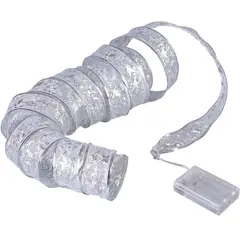 VATYERTY - Luces doradas de Navidad funciona con pilas 10M 100LED Blanco